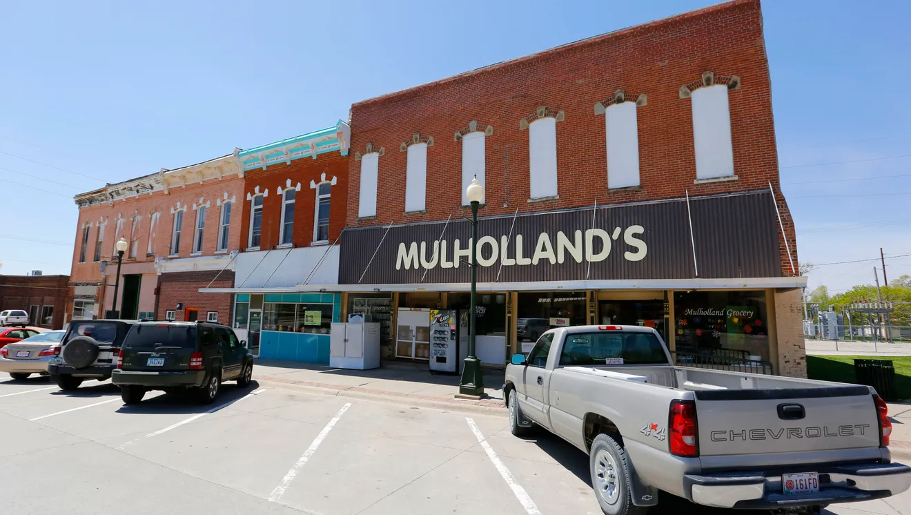The original Mulholland's store on Main Street